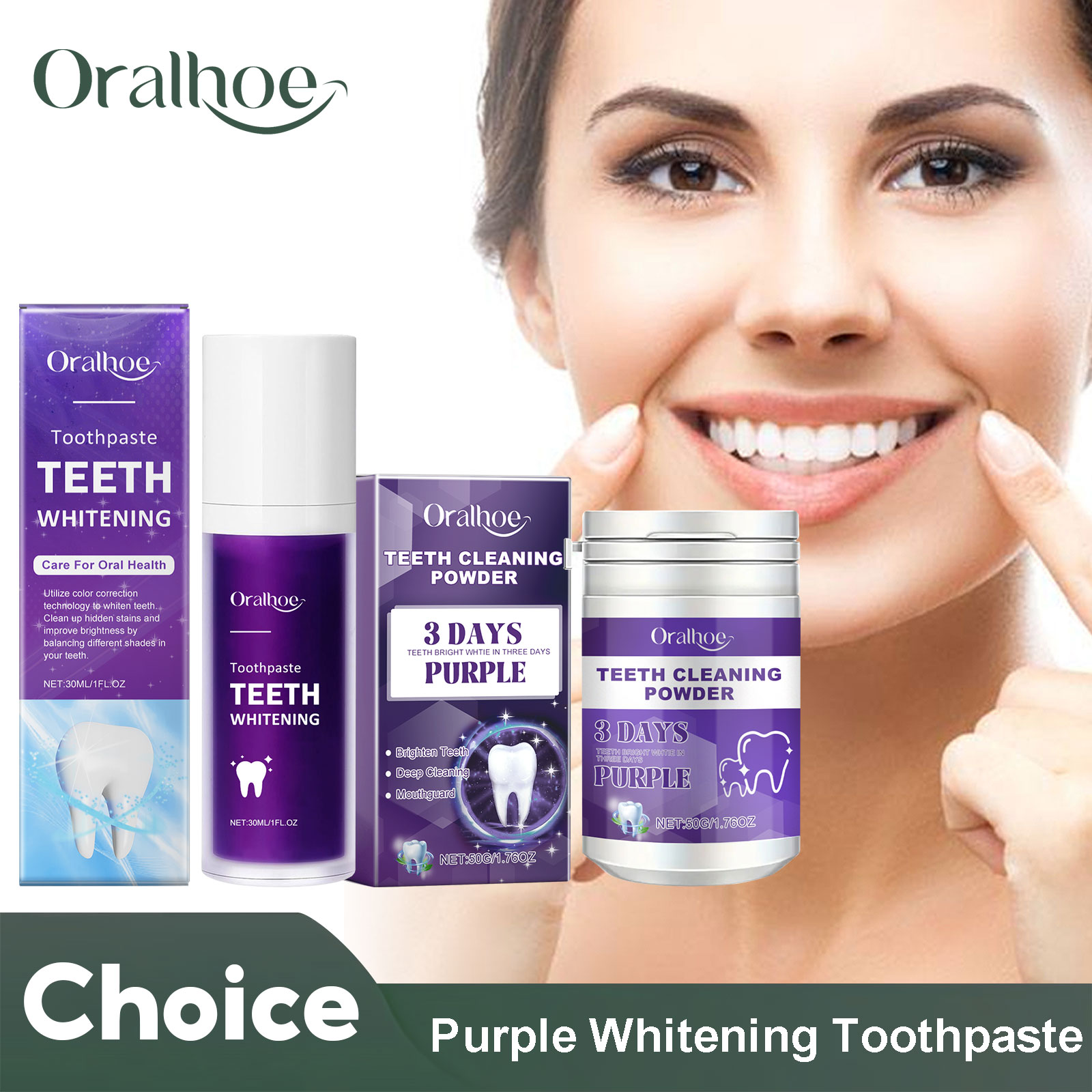 Teeth Whitening Near Me - Purple Corrector Teeth Whitening Toothpaste Deep