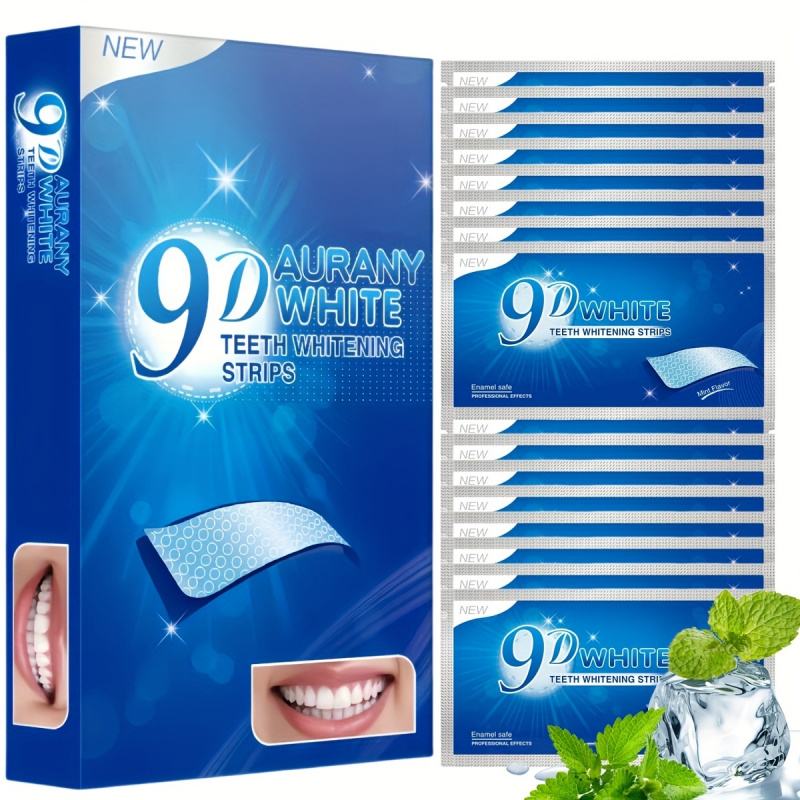 Teeth Whitening Near Me - 21 Pairs of 9D Aurany White