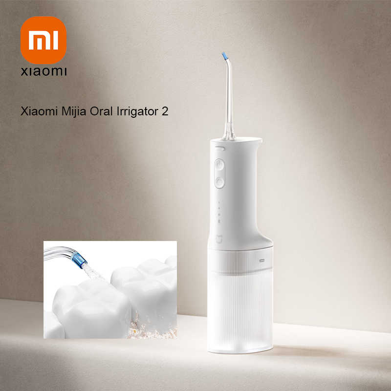Water Flosser Cordless - Xiaomi Mijia Oral Irrigator2 USB Rechargeable