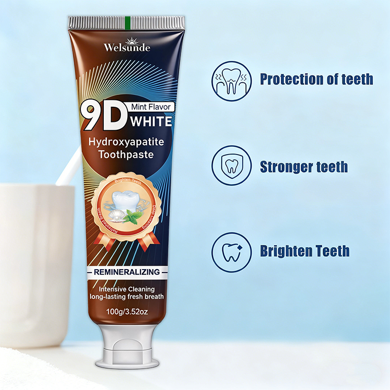 9D WHITE Mint Flavor Hydroxyap - огляд і ціна Remineralizing Toothpaste