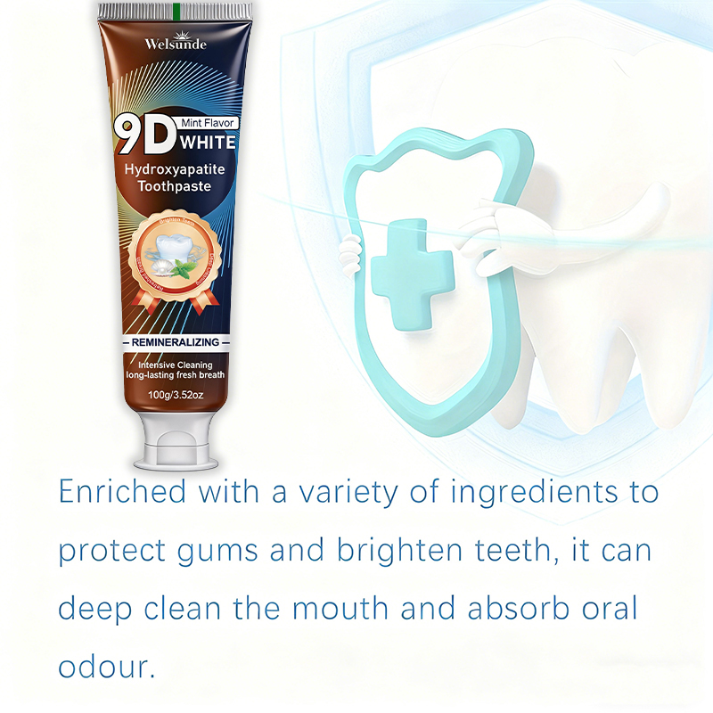 9D WHITE Mint Flavor Hydroxyap - огляд і ціна Remineralizing Toothpaste