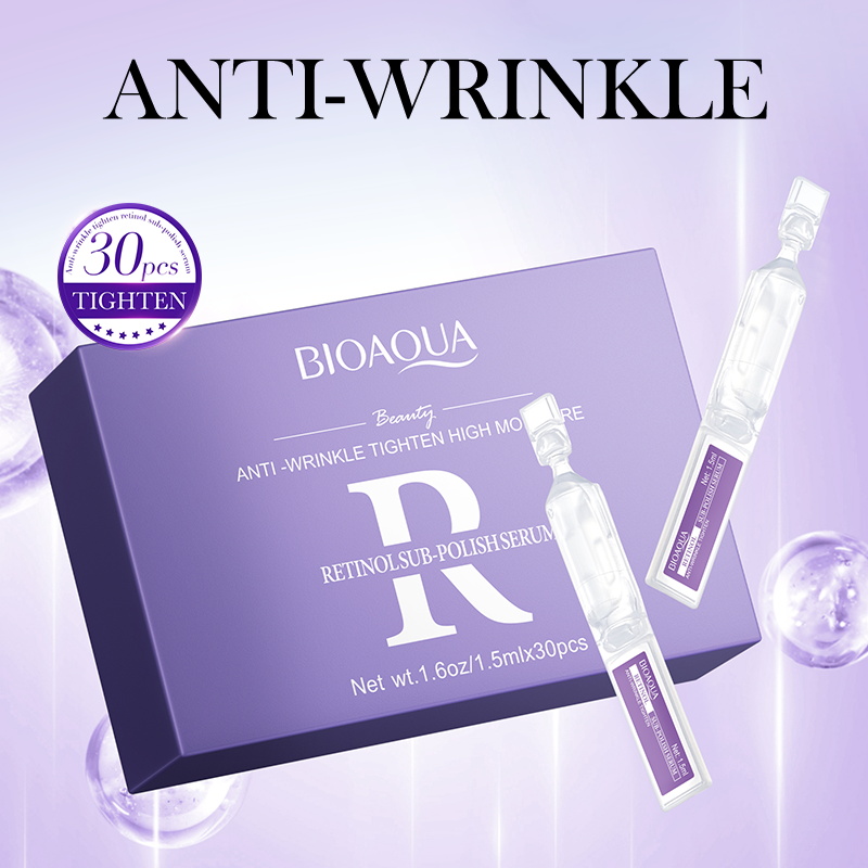 30pcs BIOAQUA Retinol Vitamin  - огляд і ціна The Ordinary Serum Hyaluronic Acid