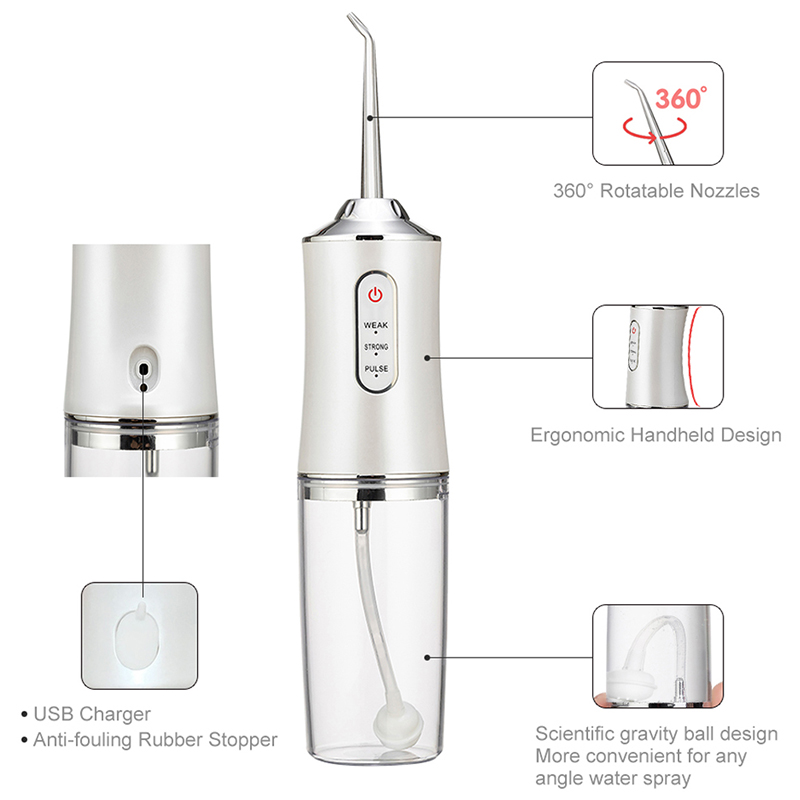 Portable Smart Electric Oral I - огляд і ціна Water Flosser Cordless