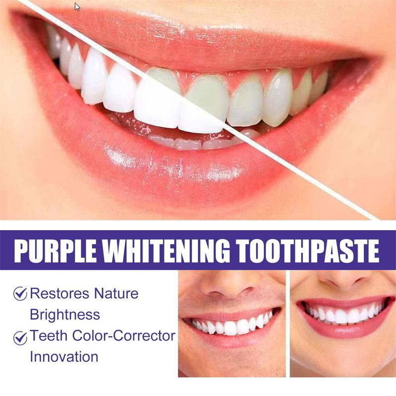 9D Purple Teeth Whitening Toot - огляд і ціна Remineralizing Toothpaste