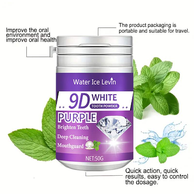 9D White Tooth Powder Brighten - огляд і ціна Teeth Whitening Quick