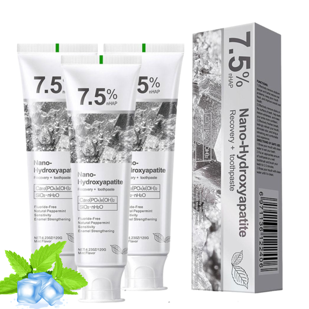 7.5% Nano Hydroxyapatite Tooth - огляд і ціна Remineralizing Toothpaste