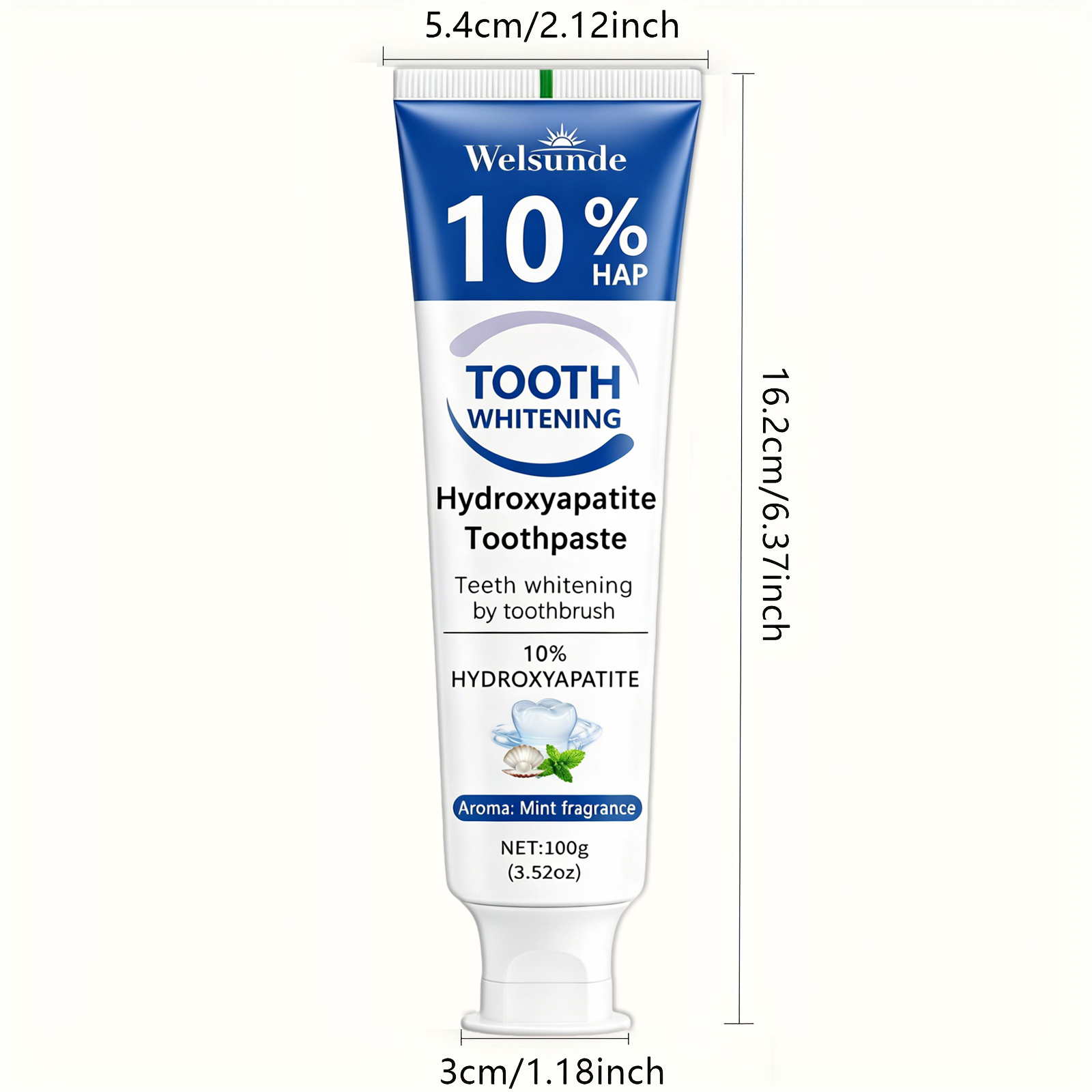 Powerful Teeth Whitening Tooth - огляд і ціна Remineralizing Toothpaste