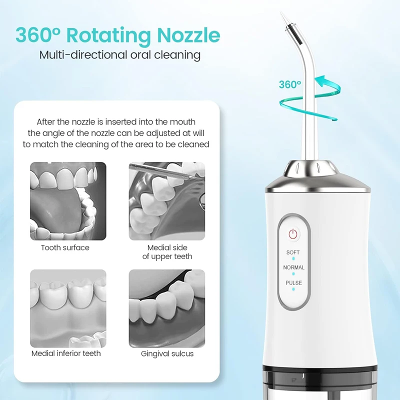 Portable Dental Water Flosser  - огляд і ціна Water Flosser Cordless
