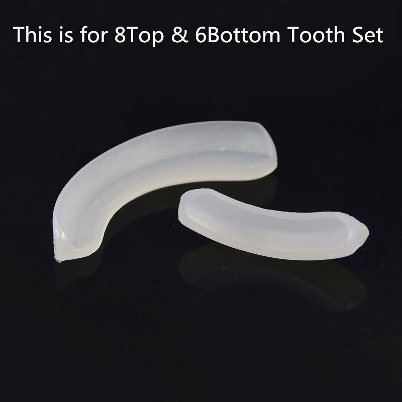 JINAO 2 Pcs Grills Molding Fix - огляд і ціна Teeth Whitening Moulds