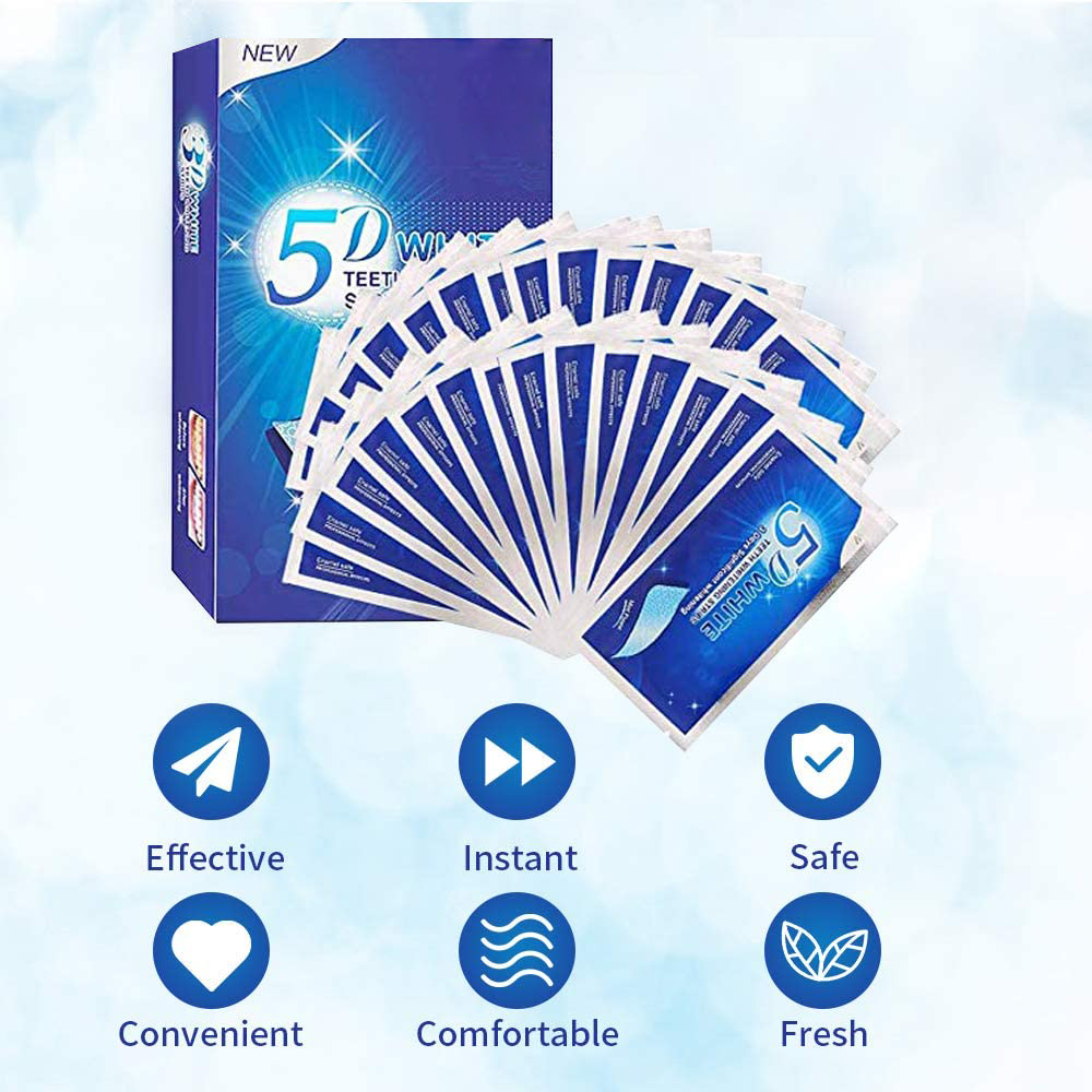 5D White Teeth Whitening Strip - огляд і ціна Teeth Whitening Near Me