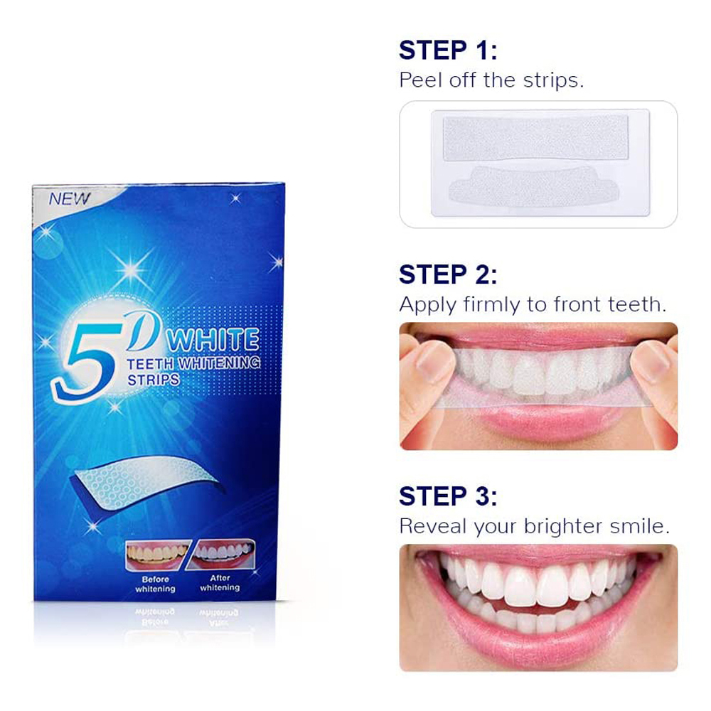 5D White Teeth Whitening Strip - огляд і ціна Teeth Whitening Near Me
